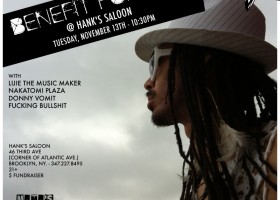 Benefit for NYC - Tuesday, November 13, 2012 @ Hank's Salon